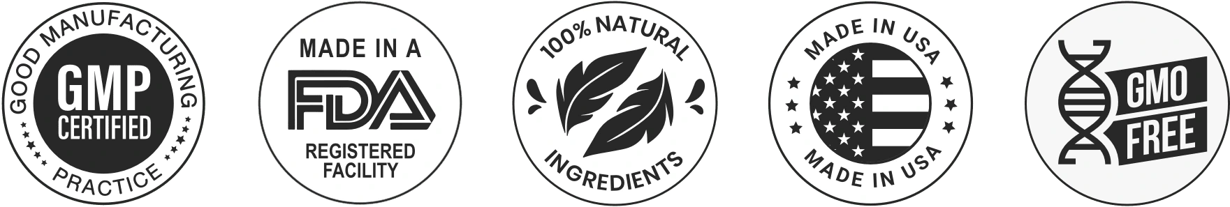 ManForceX Natural Herbal Formula Badges